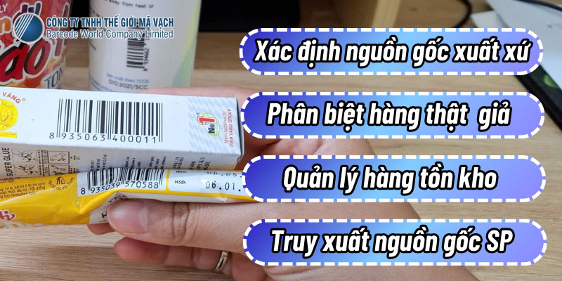 Mã vạch các nước có vai trò quan trọng trong xác định nguồn gốc sản phẩm