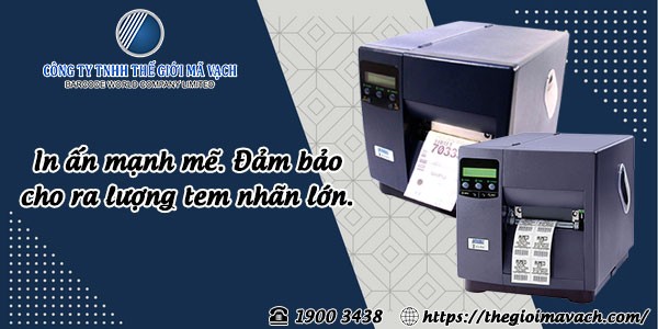 Máy in tem công nghiệp Datamax I-4208 in được số lượng tem nhãn nhiều