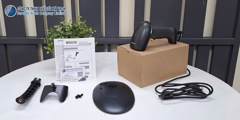 Máy quét mã vạch 2D Unitech MS838 hàng nhập chính hãng giá tốt Máy quét mã vạch 2D Unitech MS838 hàng nhập chính hãng giá tốt
