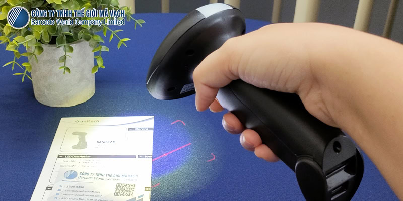 Máy quét mã vạch Unitech MS822B sở hữu cảm biến CMOS 1280 x 800 pixels Máy quét mã vạch Unitech MS822B sở hữu cảm biến CMOS 1280 x 800 pixels