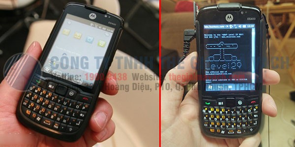 Máy kiểm kho PDA cầm tay di động Motorola ES400 thân máy nhỏ gọn, trọng lượng nhẹ