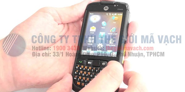 Máy kiểm kho PDA cầm tay di động Motorola ES400 màn hình lớn dễ thao tác