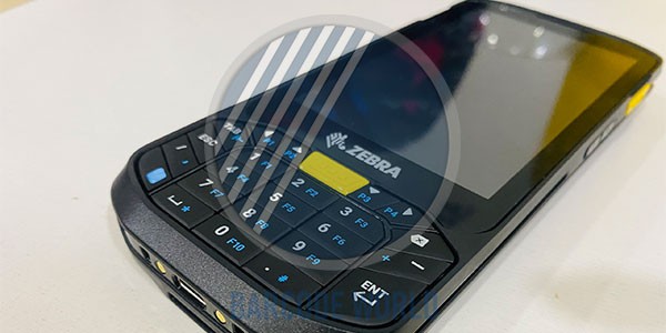 Zebra TC20 keyboard có thiết kế giống như một chiếc điện thoại thông minh