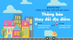 Thông báo thay đổi địa chỉ Công ty TNHH Thế Giới Mã Vạch