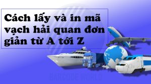 Cách lấy và in mã vạch hải quan đơn giản từ A tới Z