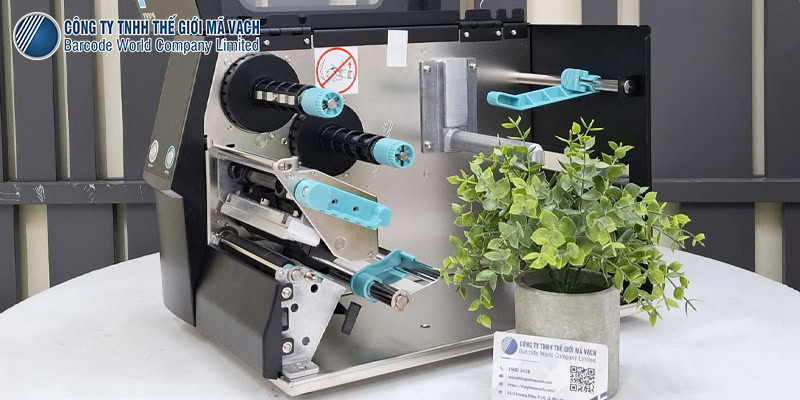 Máy in mã vạch GoDEX ZX430+ cấu trúc kim loại Máy in mã vạch GoDEX ZX430+ cấu trúc kim loại