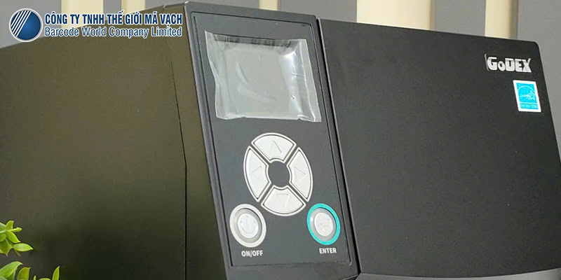 Máy in tem GoDEX ZX420i+ giao tiếp qua màn hình và nút ấn Máy in tem GoDEX ZX420i+ giao tiếp qua màn hình và nút ấn