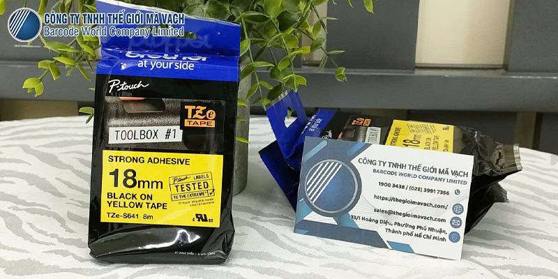 Brother TZe-S641 độ bám dính gấp 2 lần Brother TZe-S641 độ bám dính gấp 2 lần