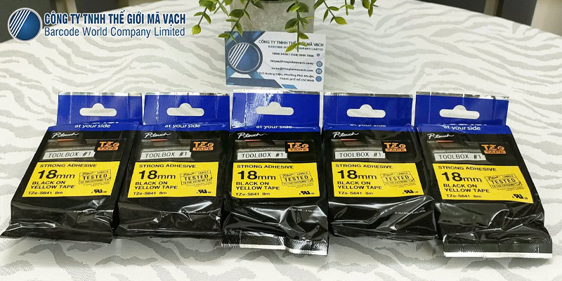 Nhãn in siêu dính Brother TZe-S641 hàng chính hãng Nhãn in siêu dính Brother TZe-S641 hàng chính hãng