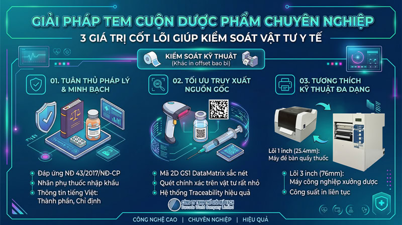 3 giá trị cốt lõi khi dùng tem cuộn dược phẩm 3 giá trị cốt lõi khi dùng tem cuộn dược phẩm