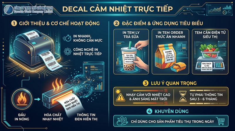 Decal cảm nhiệt in tem nhãn thực phẩm trong ngày Decal cảm nhiệt in tem nhãn thực phẩm trong ngày