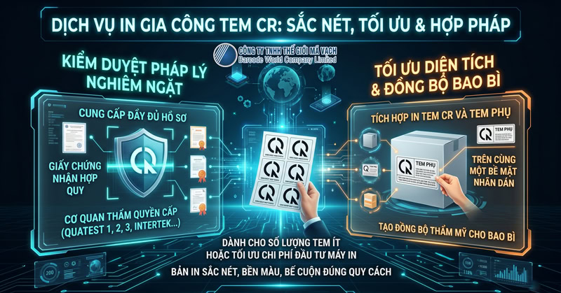 Dịch vụ gia công tem hợp quy CR tối ưu, hợp pháp Dịch vụ gia công tem hợp quy CR tối ưu, hợp pháp