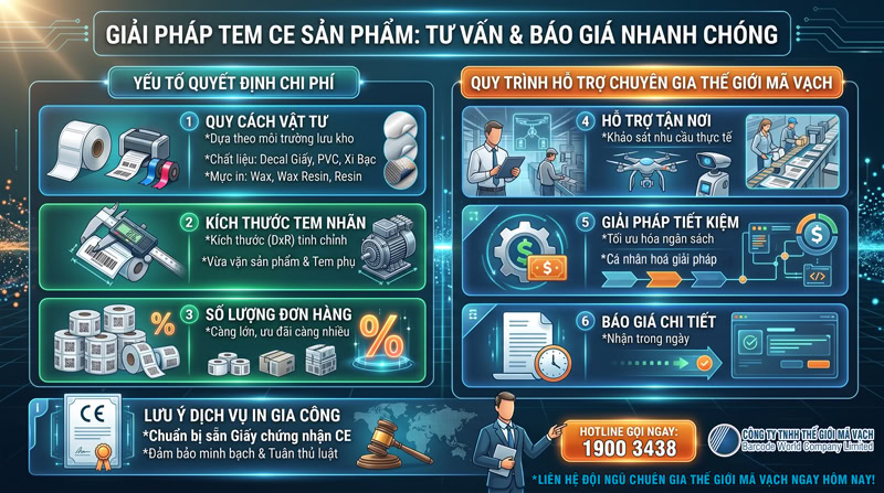 Giải pháp tem CE sản phẩm uy tín Giải pháp tem CE sản phẩm uy tín