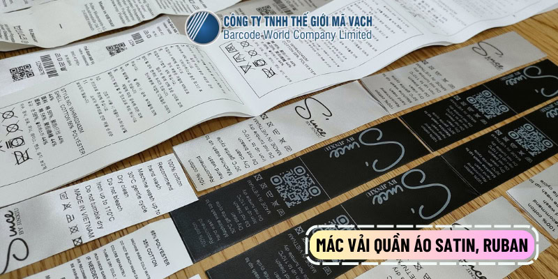 Mác vải quần áo satin, ruban là gì?