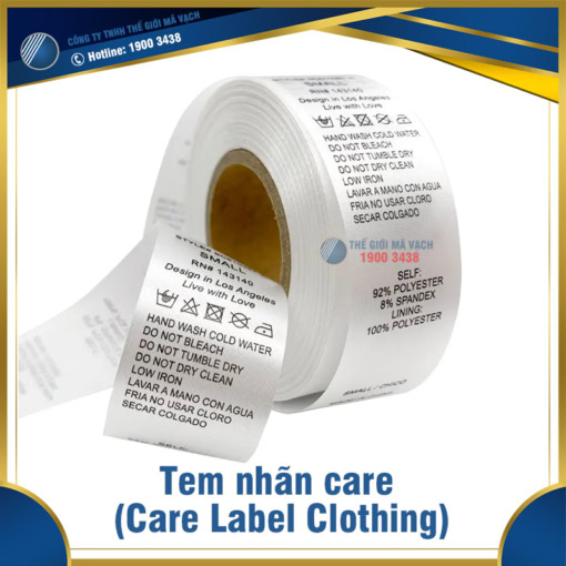 Tem nhãn Care (Care Label Clothing)