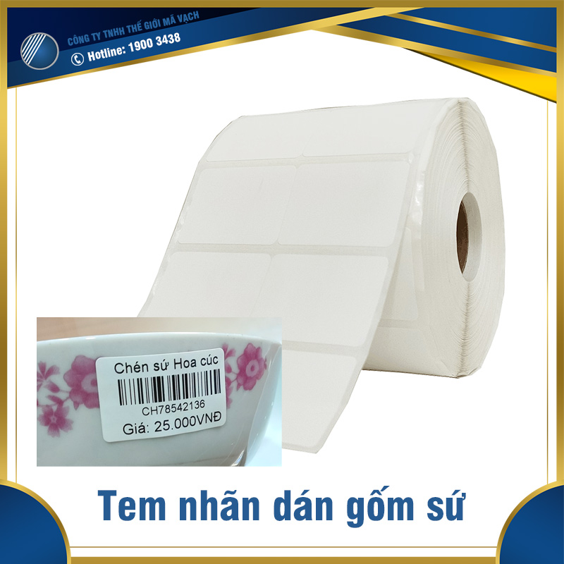 Tem nhãn dán gốm sứ