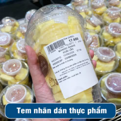 Tem nhãn dán thực phẩm: Decal giá tốt, Máy in chất lượng
