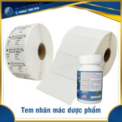 Tem nhãn mác dược phẩm: Decal giá tốt, máy in chính hãng