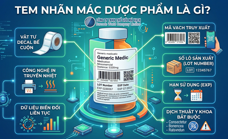 Tem nhãn mác dược phẩm là gì? Tem nhãn mác dược phẩm là gì?