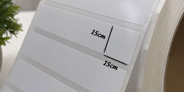 Decal giấy in mã vạch 15x15mm với kích thước tem nhỏ