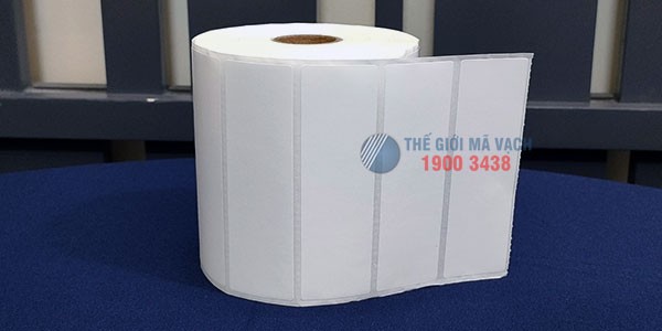 Decal nhựa PVC 100x30mm loại 1 tem 1 hàng chất lượng đảm bảo