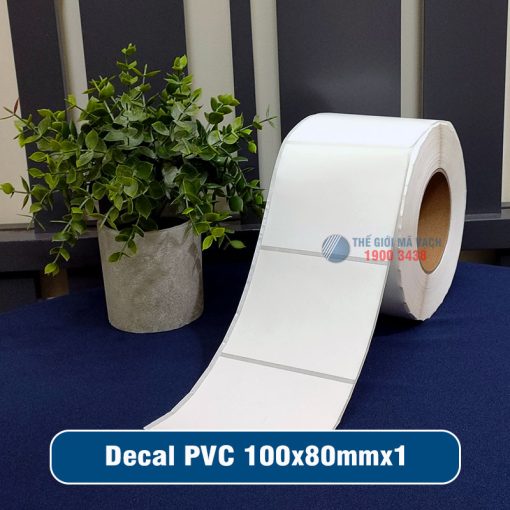 Decal nhựa PVC 100x80mm loại 1 tem 1 hàng giá tốt