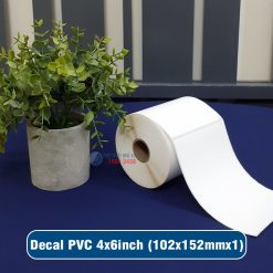 Decal nhựa PVC 102x152mm (4x6inch) loại 1 tem 1 hàng giá tốt
