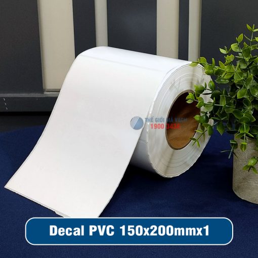 Decal nhựa PVC 150x200mm loại 1 tem 1 hàng giá tốt