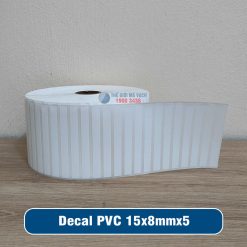 Decal nhựa PVC 15x8mm loại 5 tem 1 hàng giá tốt