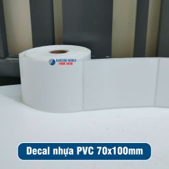 Decal nhựa PVC 70x100mm loại 1 tem 1 hàng giá tốt