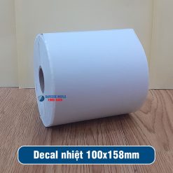 Decal tem in nhiệt 100x158mm loại 1 tem 1 hàng giá tốt