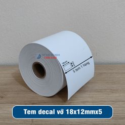 Decal vỡ, tem bể 18x12mm loại 5 tem 1 hàng giá tốt