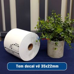 Decal vỡ, tem bể 35x22mm loại 3 tem 1 hàng giá tốt
