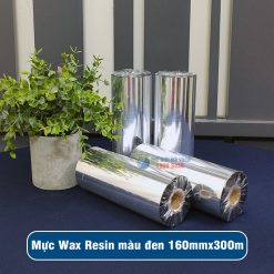 Mực in mã vạch Wax Resin màu đen 160mmx300m giá tốt