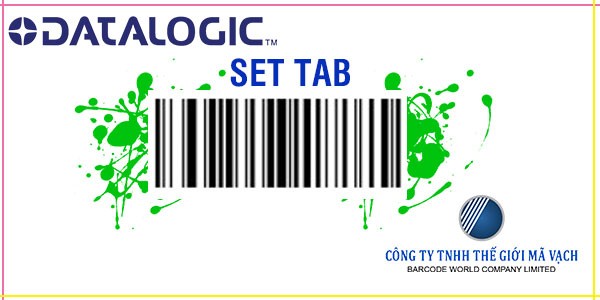 Set tab cho máy quét Datalogic