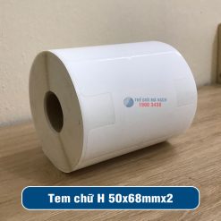 Tem kính mắt chữ H 50x68mm loại 2 tem 1 hàng giá tốt