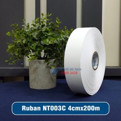 Tem nhãn vải Ruban NT003C 4cm (40mm) cuộn 200m giá tốt