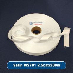 Tem nhãn vải Satin WS701 2.5cm (25mm) cuộn 200m giá tốt