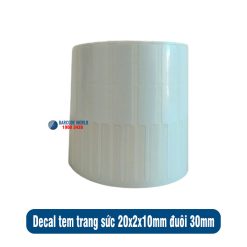 Tem trang sức 20x2x10mm (40x10mm) đuôi 30mm giá tốt
