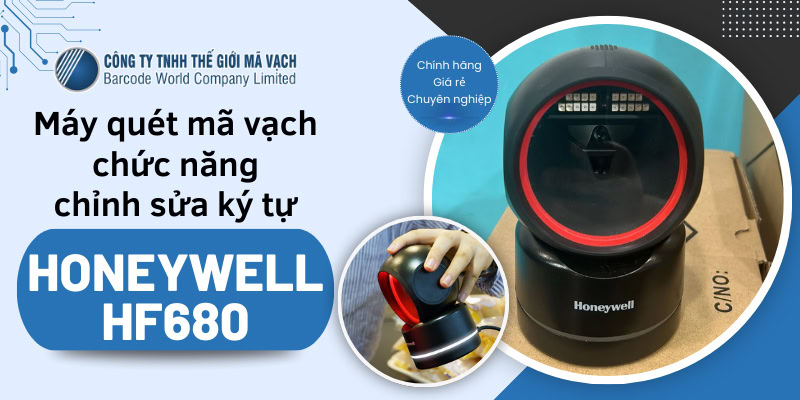 Máy quét mã vạch chỉnh sửa ký tự Honeywell HF680