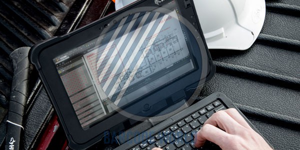 Zebra L10 Windows Rugged kết hợp được với cả bàn phím rời