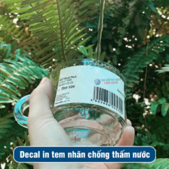 Decal in tem nhãn chống thấm nước có độ bền cao