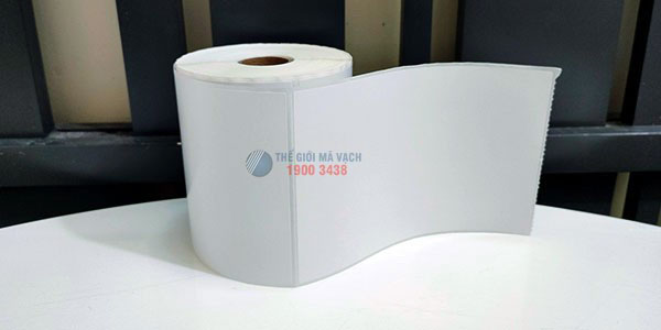 Decal giấy in mã vạch 102x152mm (4x6inch) chất lượng đảm bảo
