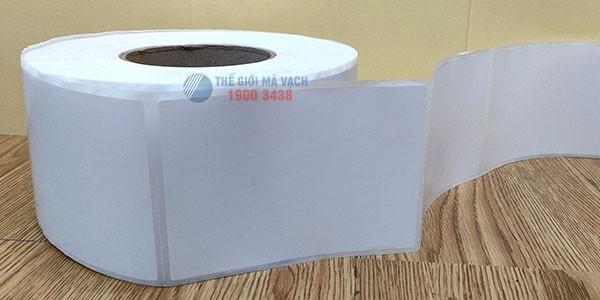 Decal giấy in mã vạch 80x115mm chất lượng đảm bảo