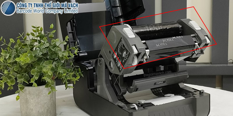 Honeywell PC42E-T hỗ trợ lắp mực lõi 0.5 và 1 inch Honeywell PC42E-T hỗ trợ lắp mực lõi 0.5 và 1 inch