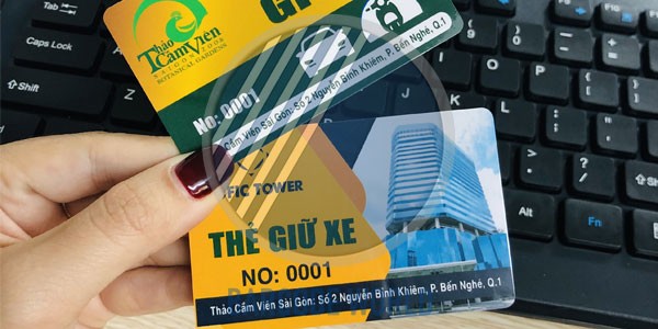 In thẻ nhựa PVC loại thẻ gửi xe (2)
