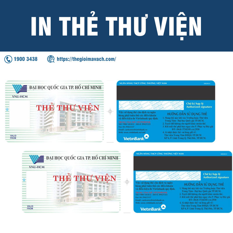 In thẻ thư viện theo yêu cầu giá tốt