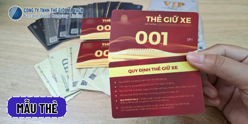 In thẻ giữ xe linh hoạt theo nhu cầu sử dụng thực tiễn