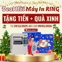 Mua máy in RING 4012PLM+ được tặng TIỀN + QUÀ