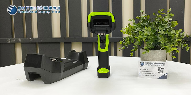 Máy quét mã vạch công nghiệp 1D Zebra Li3678 không dây đầu quét mạnh Máy quét mã vạch công nghiệp 1D Zebra Li3678 không dây đầu quét mạnh